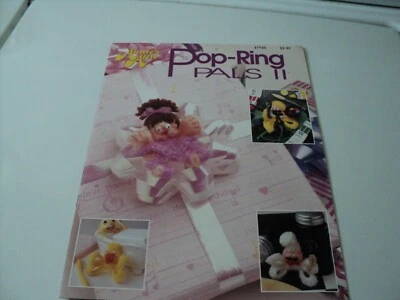 ANNIE'S ATTIC POP RING PALS II  22 DESIGNS CROCHET PATTERN LEAFLET 87F85 - Image 1 of 2