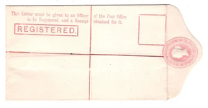 Australia States VICTORIA Postal Stationery *ERROR* QV 4d Registered Cover MA477 - Picture 1 of 10