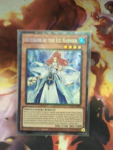 Yugioh REVEALER OF THE ICE BARRIER  Platinum SR RA03-EN028 Qtr Cent Bon. New NM - Picture 1 of 3
