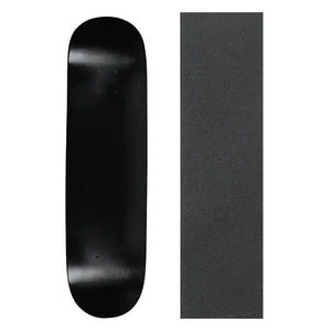 Blank Skateboard Deck - 8.25 in - Dip Black w/Jessup - Picture 1 of 5