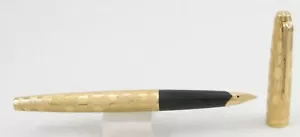 Parker 65 Gold Cumulus Fountain Pen - 14kt Fine Nib - Made In England - 1976 - Picture 1 of 8