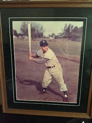 Foto autografada assinada por Roy Campanella 16x20 Brooklyn Dodgers emaranhada e emoldurada - Imagem 1 de 4