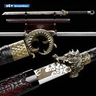 Red Tang Style Battle Dao Chinese Kungfu Broadsword High Manganese Steel  Q8074
