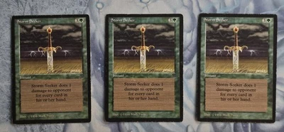 Storm Seeker x 3 - Legends - Magic the Gathering - MTG - Heavy Play - Image 1 of 4