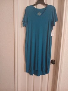Camisa para dormir Joyspun Rib Midi Chemise ---- Talla L (12/14) - Imagen 1 de 2