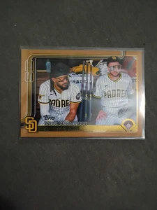 2025 Topps Update Fernando TATIS / Jackson MERRILL #/2025 GOLD Padres US221 - Picture 1 of 3