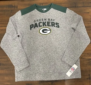 NFL Green Bay Packers Crewneck Sweatshirt Herren Gr. Large L Grau Pullover Neu ohne Etikett - Bild 1 von 9