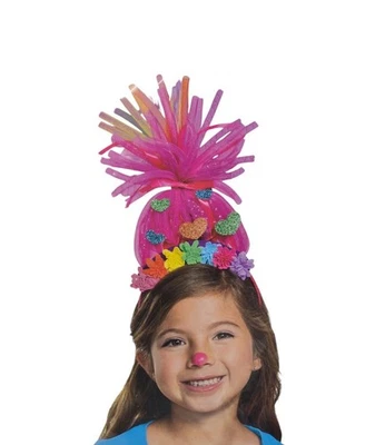 Trolls Poppy Light Up 头饰服装头带巨魔万圣节配件 — 第 1/3 张图片