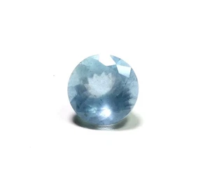 3.85 Ct Natural Moss Aquamarine Round Shape Aquamarine Gemstone March Birthstone - Picture 1 of 4