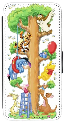 Winnie Pooh Bear Tree for iPhone/Pixel/Galaxy Printed Flip/Wallet Phone Case (E - Image 1 of 4