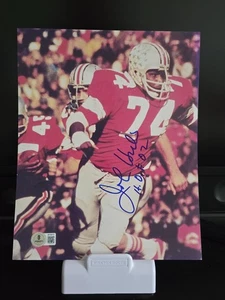 John Hicks Ohio State Buckeyes Signed 8x10 Photo Inscribed "HOF02" Beckett Cert. - Picture 1 of 3
