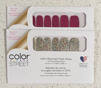 Color Street Retired MINOR FLAWS Lot Port-ugal + Glitzburgh Bundle 🪗 - Image 1 of 4