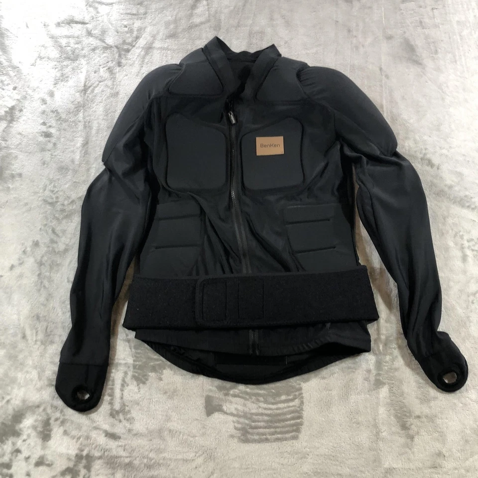 BenKen Chaqueta Acolchada Armadura Camisa Mediana CE Protector de Columna Trasera Motocicleta MTB Foto 1 de 4