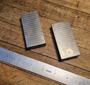 VINTAGE TAFT PEIRCE MATCHING MAGNETIC SET Machinist Set-Up Block ☆UK - Picture 1 of 4