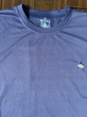 Camiseta Guy Harvey Original Manga Larga XL Azul Algodón Gráfico Camisa Bordada Foto 1 de 4