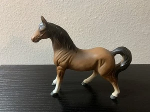 Vintage Horse Figurine, Japan, Brown, Black, Ceramic Porcelain - Picture 1 of 10