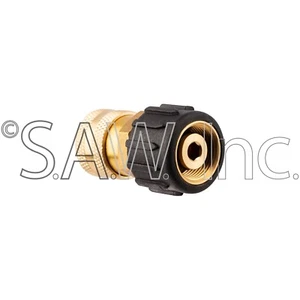 7200068 Simpson OEM Brass 3/8" Female Quick Connect and Female M22 Coupler - Picture 1 of 6
