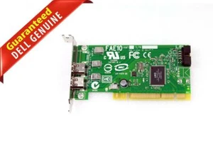 Lot X3 Dell 1394A Dual Port Low Profile FireWire Card J886H 0J886H - Afbeelding 1 van 7