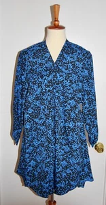 NWT Walter Baker Women's Black & Blue Starry Night Connie High Low Dress sz 2 4 - Picture 1 of 11
