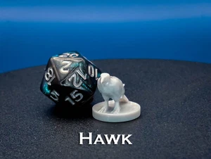 Hawk Miniature for D&D, Dungeons and Dragons, Pathfinder, DND - Bild 1 von 10