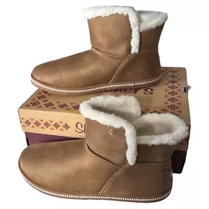 SKECHERS Women's Size 8 Cozy Campfire - Song-Birds Ankle Boots CSNT - Foto 1 di 9