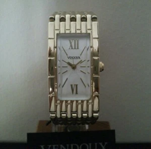 Vendoux watch ladies all stainless steel ipg gold MD13140 3 atm butterfly clasp - Picture 1 of 7