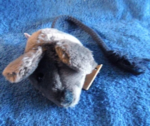 *1910* Grey Rat / Mouse - Sigikid - plush - tag - Picture 1 of 6