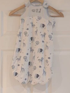 F&F Animal Print White Baby Sleeping Bag 0-6m Vgc (C9) - Picture 1 of 6