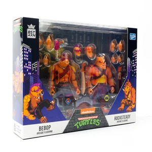 SDCC 2022 TMNT ARCADE BEBOP AND ROCKSTEADY EXCLUSIVE ACTION FIGURE - Picture 1 of 2