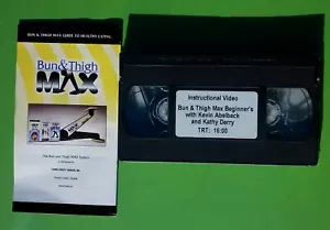 KATHY DERRY BUN & THIGH MAX BEGINNER'S VHS INSTRUCTIONAL VIDEO KEVIN ABELBACK - Picture 1 of 5