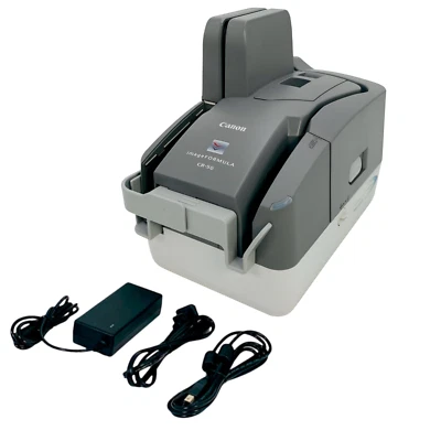 Canon ImageFORMULA CR-50 Sheetfed Compact InkJet Check Scanner w/Bundle TESTED - Image 1 of 4