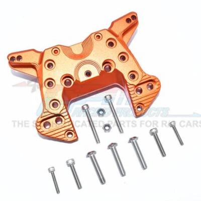 Montaje amortiguador delantero de aluminio GPM Racing naranja: 1/5 KRATON 8S BLX Monster Truck Foto 1 de 4