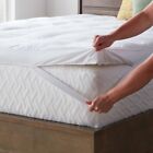 4 Inch Deep Luxury Hotel Quality Microfiber Fitted Mattress Topper All Size 10cm