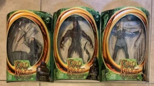 LOT 3 Lord of Rings Fellowship of Ring Figures NEW Sealed Legolas Gimli Lurtz - Picture 1 of 3