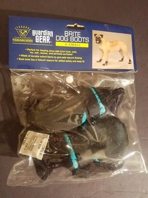 NEW SEALED Guradian-Gear-BRITE-BOOTS-Dog-Pet-Boots-X-Small Size - Image 1 of 4