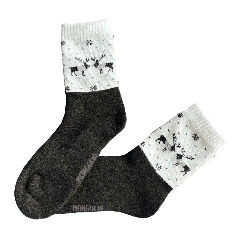 100% Lana Cálida 1 Par Calcetines Mongol Esquí Invierno EE. UU. Envío Gratis Talla EE. UU. 7-9 Foto 1 de 1