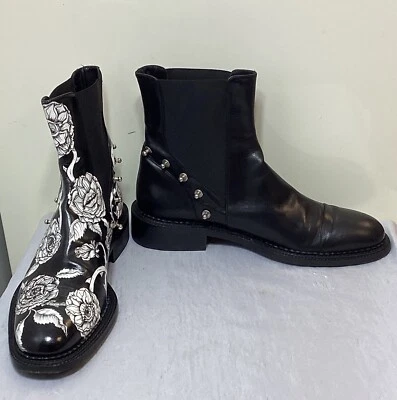 Дизайнерские мужские черные сапоги Ganor Dominic с заклепками размер: Великобритания 7/ЕС 41 - Изображение 1 из 4