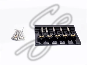 Brand new 5 string Hipshot KICKASS black bass bridge type II retrofits Squier - Imagen 1 de 1