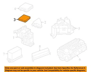 Fuente de alimentación ECM para chasis compatible con 19-21 Infiniti QX50 2941612 - Imagen 1 de 2