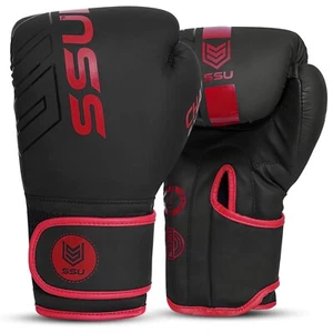 SSU Boxhandschuhe 10oz für Damen Herren Muay Thai MMA Sparring Boxen Training - Bild 1 von 9