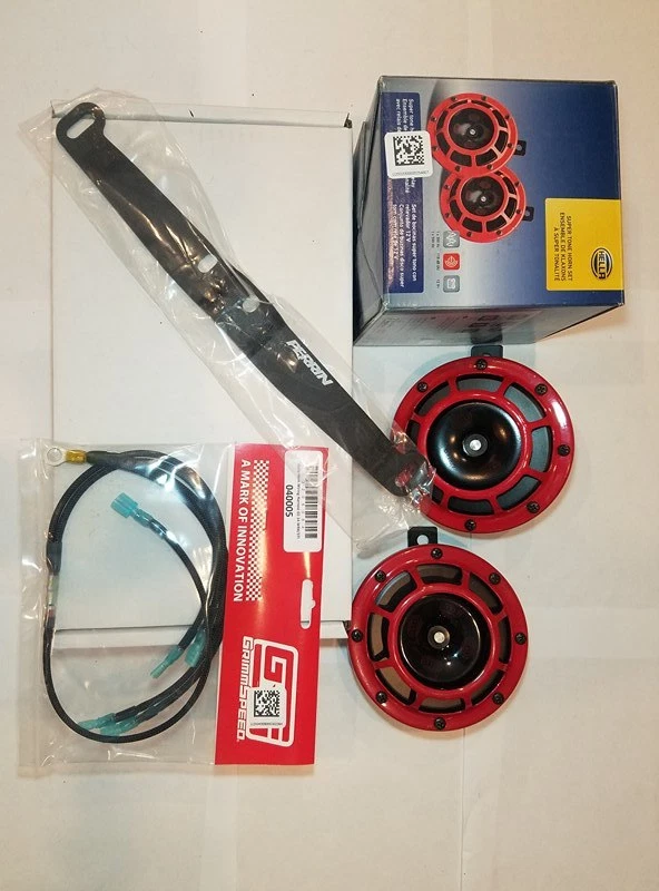 一对 Hella Supertone 角带 Perrin 托架/GRM 线束。 08-14 WRX/STI  — 第 1/1 张图片