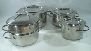 WMF Transtherm INDUKTION TOPFSET 4 Kochtöpfe + Siebeinsatz Induction - Bild 1 von 8