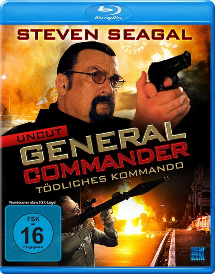 GENERAL COMMANDER *Uncut / 2019 / Steven Seagal* NEW Region B Blu Ray - Image 1 of 1