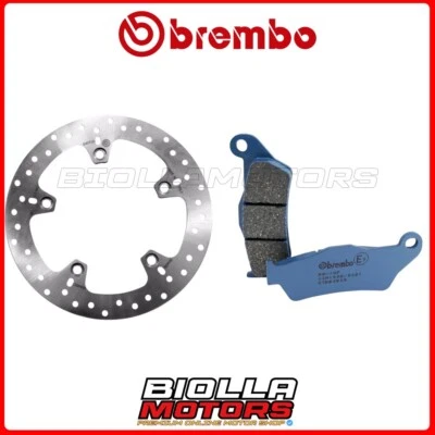 KIT PASTIGLIE + DISCO BREMBO BMW R 1200 RT 1200 2009 POSTERIORE [09 - Fisso] 68B Foto 1 de 4