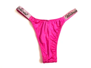 Victoria's Secret Shine Strap Very Sexy Smooth Brazilian Panty Hot Pink NWT - Picture 1 of 3