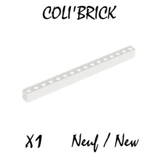 Lego 2465 - 1x Briques / Brick 1x16 - Blanc / White - New Neuf - Picture 1 of 1