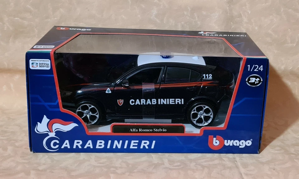 ALFA ROMEO STELVIO CARABINIERI MODELLINO 1:24 cod.26712 - Immagine 1 di 1