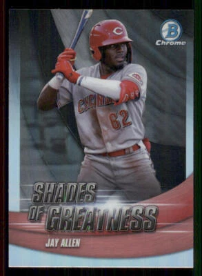 2022 Bowman Chrome Shades of Greatness #SG16 Jay Allen - Image 1 of 2