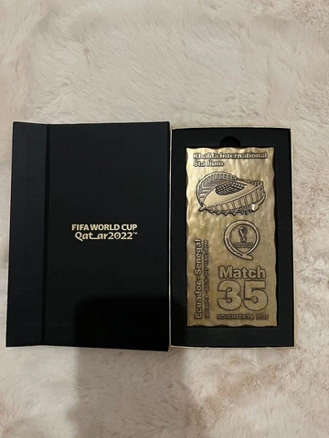 Fifa World Cup 2022 Official Gift : Ecuador - Senegal Plaque Cover