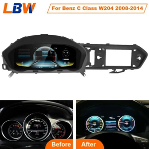 For Mercedes Benz C Class W204 2008-14 12.3" LCD Dash Screen Instrument Cluster - Picture 1 of 11